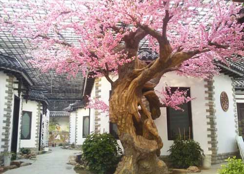 沈陽(yáng)仿真樹(shù)批發(fā),桃花樹(shù)制作,水泥大樹(shù)施工,綠植軟裝配套-沈陽(yáng)綠飾界景觀(guān)工程有限公司